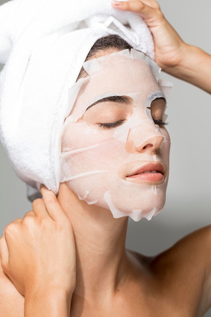 Cuidado personal mascarilla de belleza facial