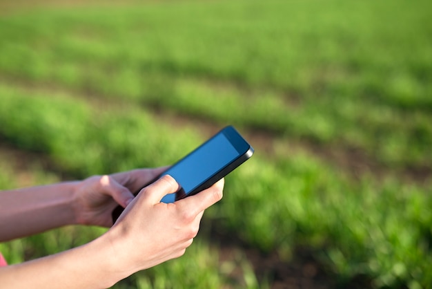 Foto gratuita cultivo de cultivos con tecnologías modernas