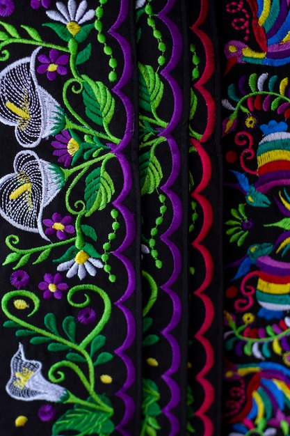 Cultura mexicana con elementos texturizados.