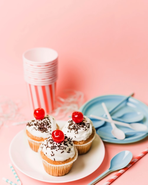 Foto gratuita cupcakes