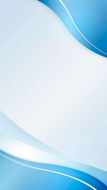 Curva azul sombreado en un vector de fondo azul claro