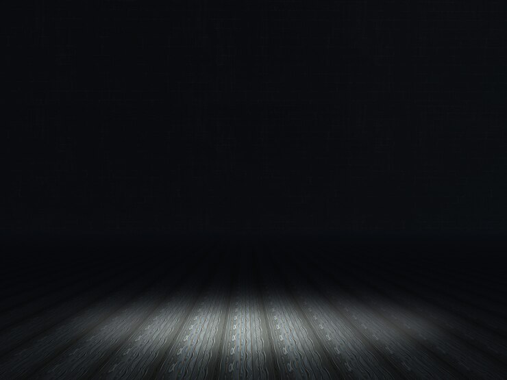 Photo Gratis dark grunge interior with spotlight shining on wooden floor