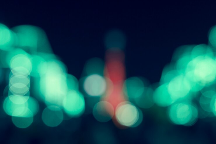 Foto gratuito dark nightlights blurry modern urban city