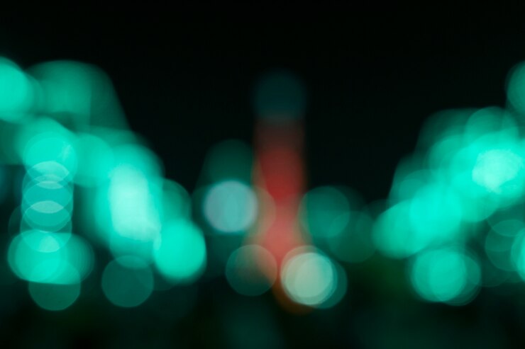 Foto gratuito dark nightlights blurry modern urban city
