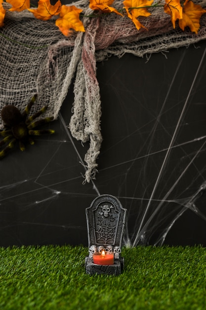 Foto gratuita decoración cementerio de halloween