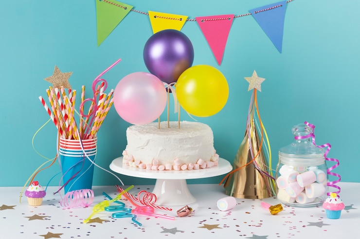 Foto gratuito decoración de fiesta de nochevieja