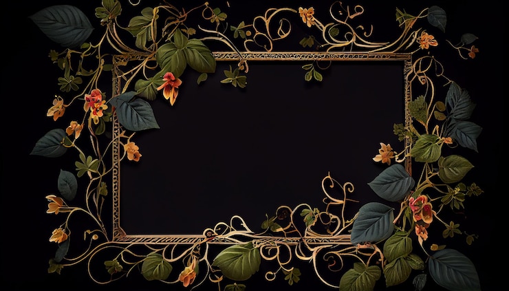Foto gratuito decoración de hojas en el fondo de la naturaleza, patrón floral adornado, ia generativa