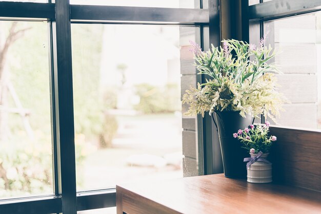 decoración de interiores jarrón de flores