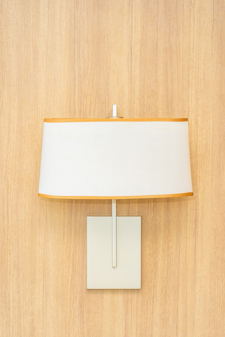 Foto gratuito decoración de la lámpara de luz en el interior de la pared