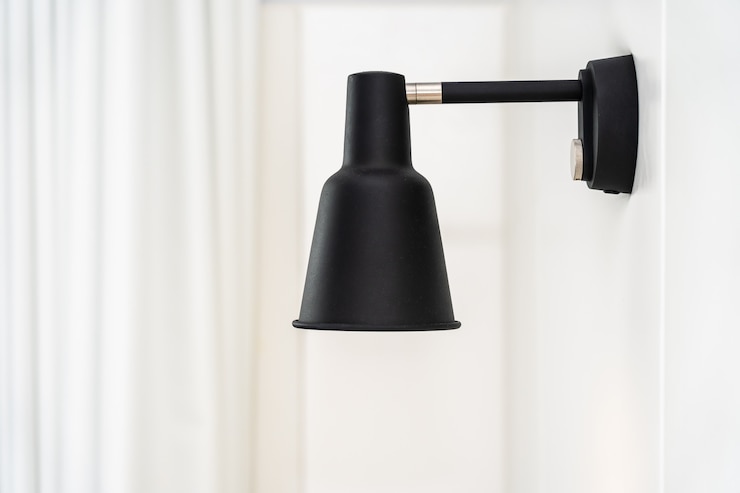 Foto gratuito decoración de lámparas de luz en el interior de la habitación