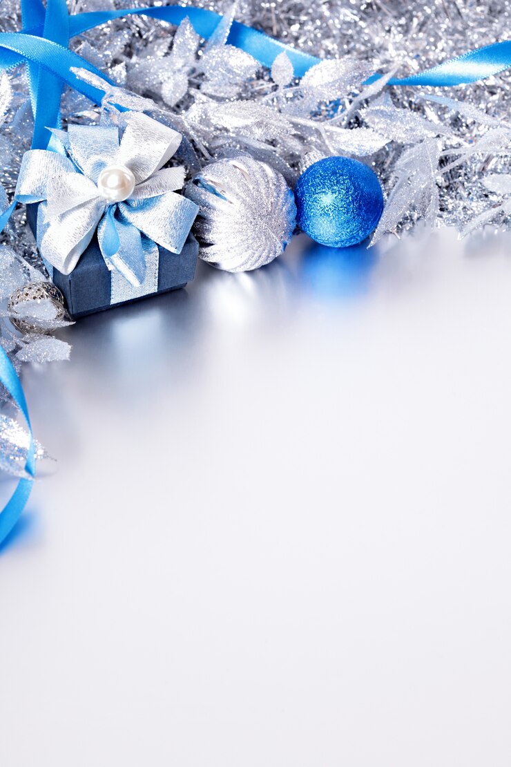 Decoración de navidad con caja de regalos