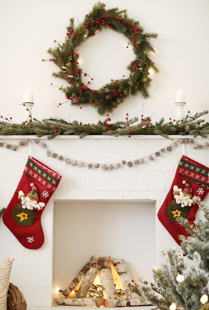 Decoración navideña en casa