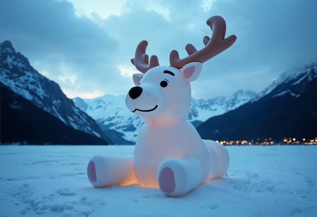 Decoración tradicional de Navidad inflable