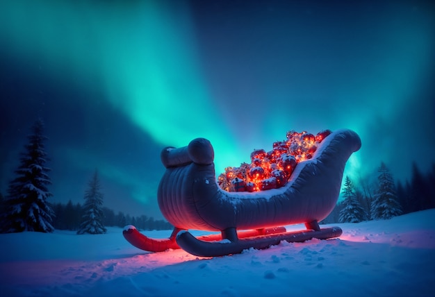 Decoración tradicional de Navidad inflable