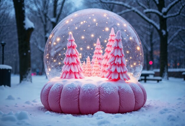 Decoración tradicional de Navidad inflable