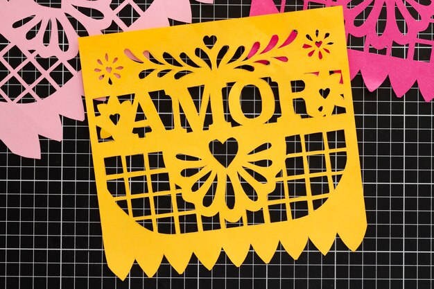 decoraciones de fiesta de papel picado