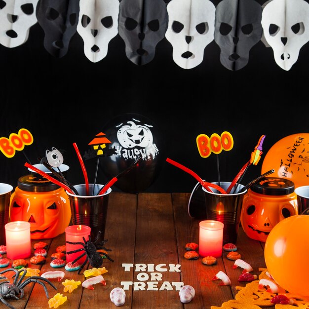 Decoraciones de Halloween para la fiesta