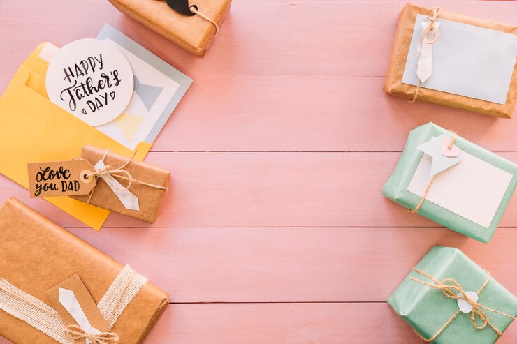 Photo Gratis decorative composition for fathers day
