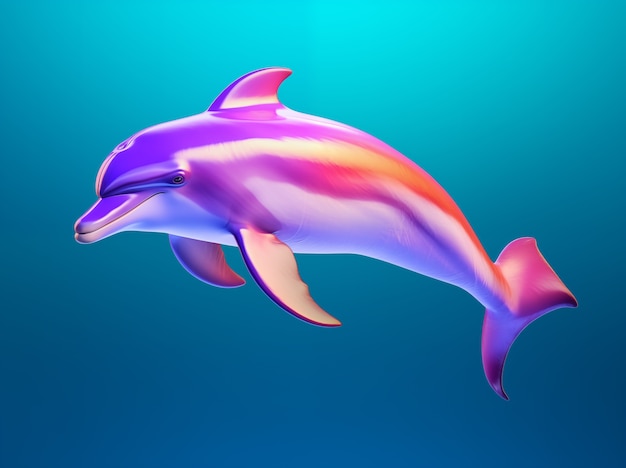 Un delfín en 3D en el estudio