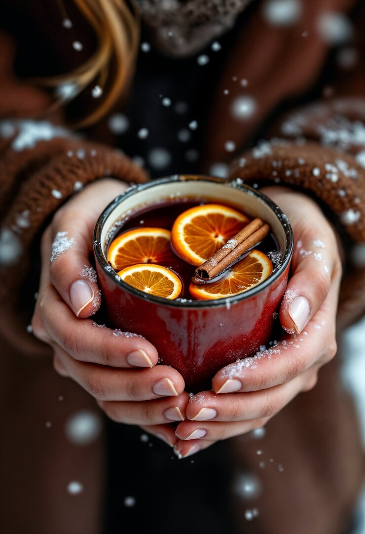 Foto gratuito deliciosa bebida caliente de invierno