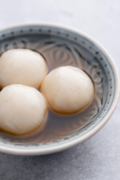 Deliciosa composición dulce de tang yuan