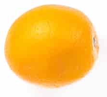 Foto gratuita deliciosa naranja sobre blanco