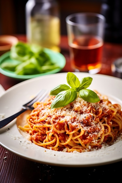 Foto gratuita deliciosa pasta en plato