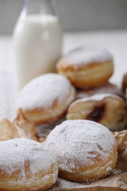 Deliciosas donas caseras de postre