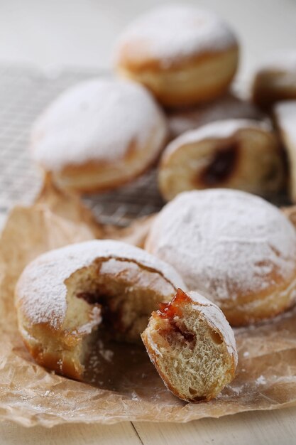 Deliciosas donas caseras de postre