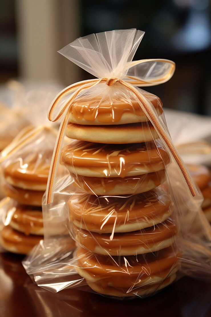 Deliciosas galletas en bolsa