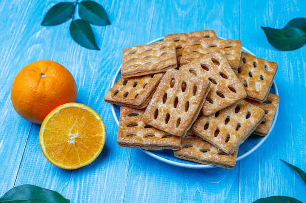 Foto gratuita deliciosas galletas de hojaldre