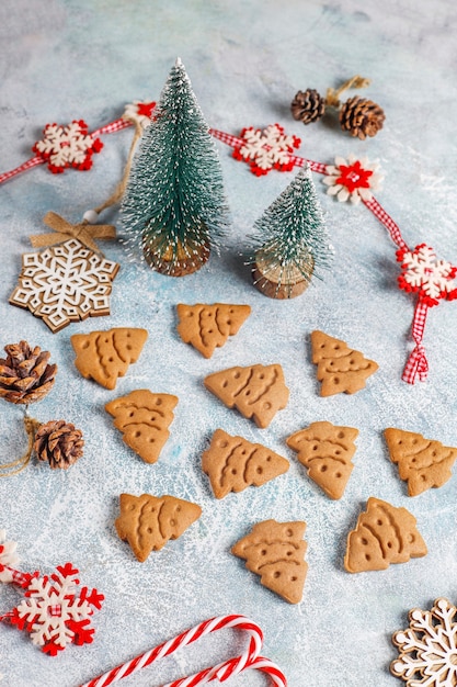 Deliciosas galletas de jengibre caseras.