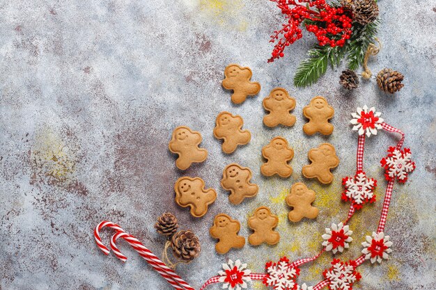 Deliciosas galletas de jengibre caseras.