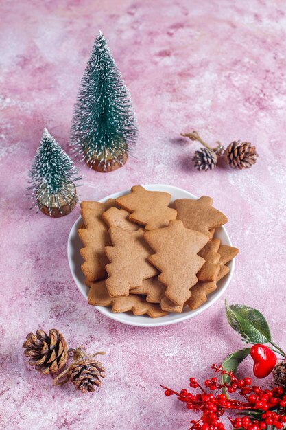 Deliciosas galletas de jengibre caseras.