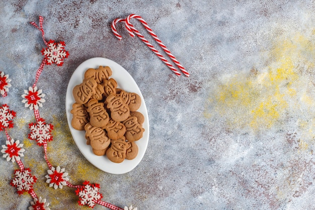 Deliciosas galletas de jengibre caseras.