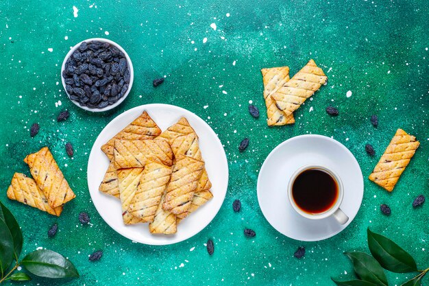 Deliciosas galletas con pasas