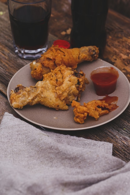 Foto gratuita deliciosas patas de pollo