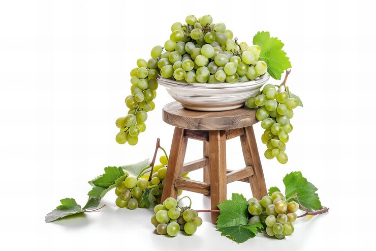 Foto gratuito deliciosas uvas verdes maduras