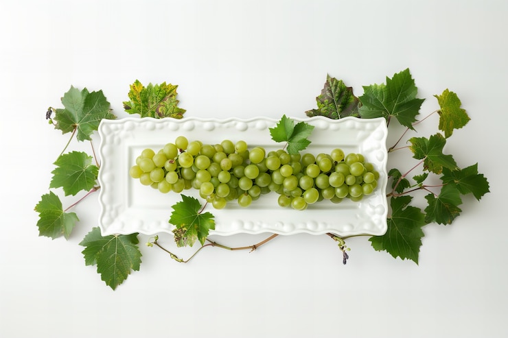 Foto gratuito deliciosas uvas verdes maduras