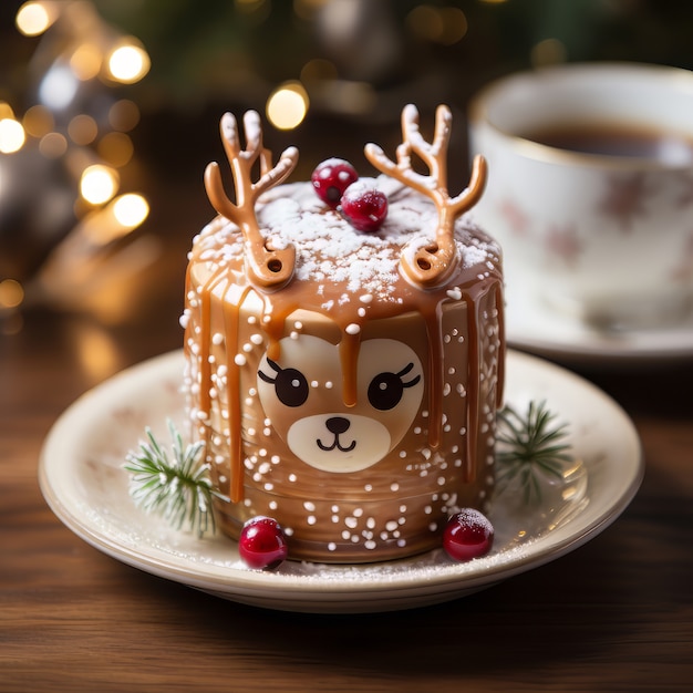 Foto gratuita un delicioso arreglo de comida con dedos de navidad.