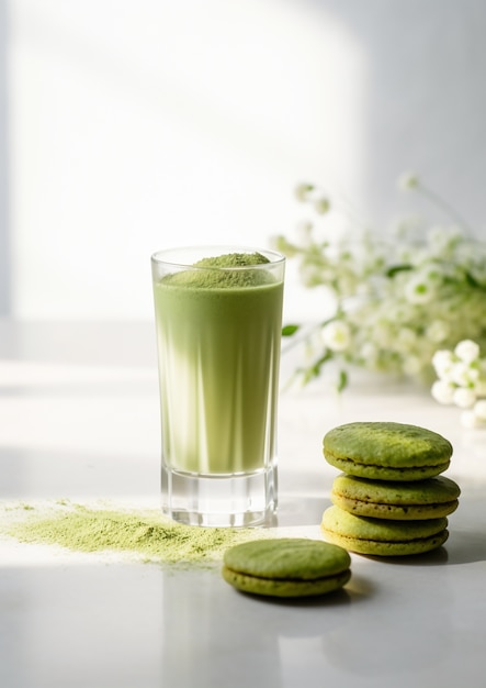 Foto gratuita delicioso arreglo de galletas