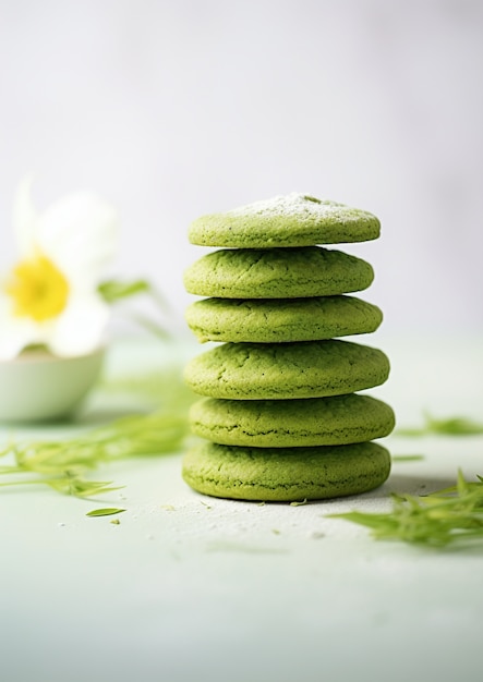 Foto gratuita delicioso arreglo de galletas