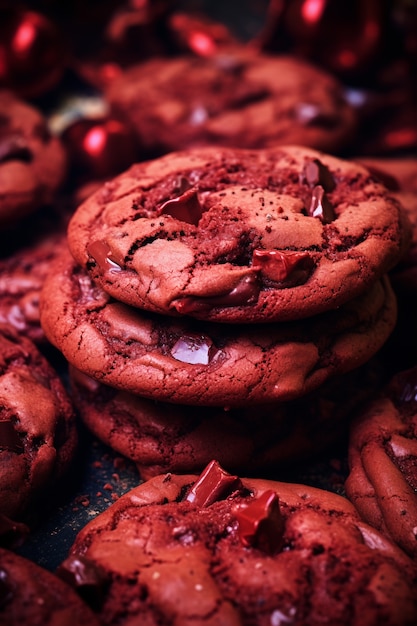 Foto gratuita delicioso arreglo de galletas