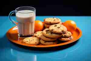 Foto gratuita delicioso arreglo de galletas