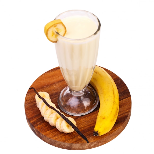 Foto gratuita delicioso batido de plátano