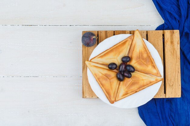 Delicioso desayuno con frutas