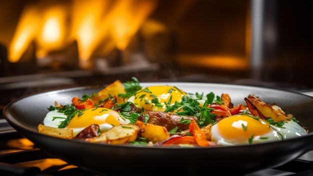 Foto gratuita delicioso desayuno en la mesa