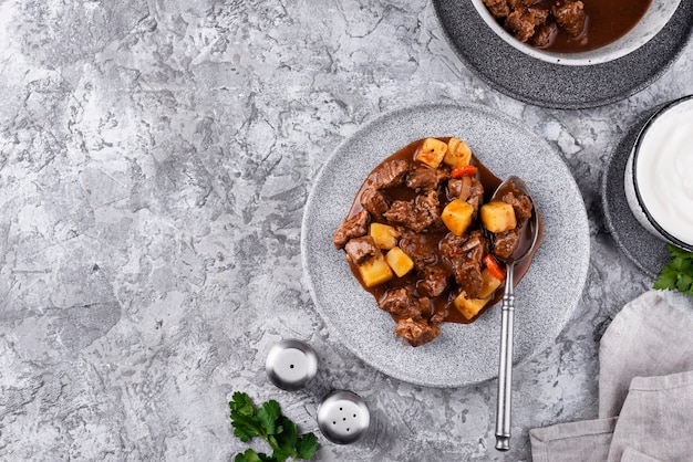 Delicioso goulash listo para cenar