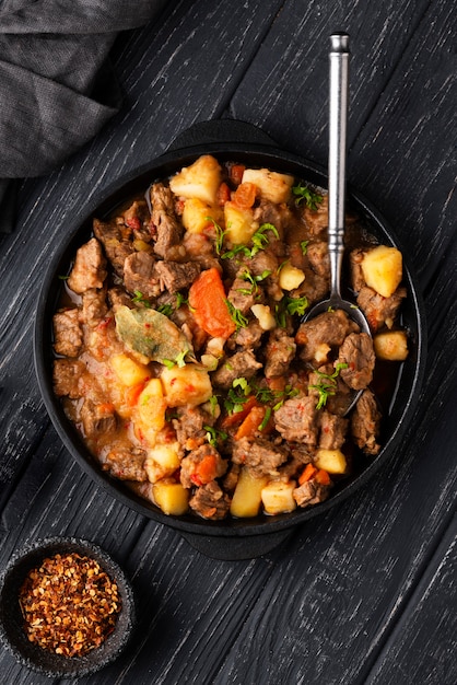 Delicioso goulash listo para cenar