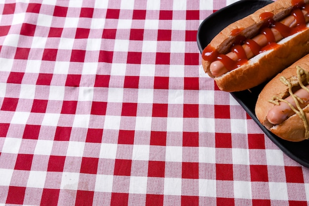 Foto gratuita delicioso hot dog